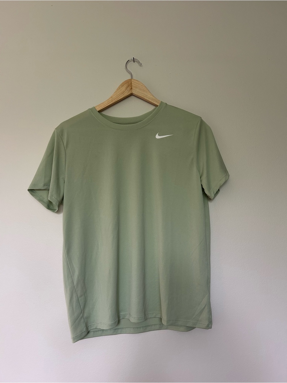 Nike Women’s Dri-FIT Sage Green Short-Sleeve Tee